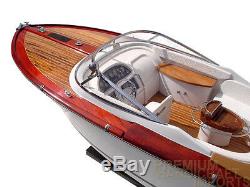 34 Riva Gucci Display Wooden Model Boat