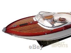 34 Riva Gucci Display Wooden Model Boat