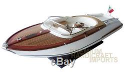 34 Riva Gucci Display Wooden Model Boat