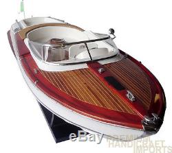 34 Riva Gucci Display Wooden Model Boat