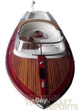 34 Riva Gucci Display Wooden Model Boat