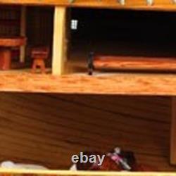 34 Wood Brown Solid Wood Hand Painted HMS Endeavour 1768 Open Hull Model Boat