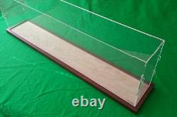 35 Acrylic Display Case Box for Ocean Liner Cruise Ships Collectibles wood base