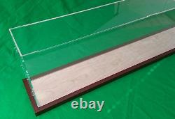 35 Acrylic Display Case Box for Ocean Liner Cruise Ships Collectibles wood base