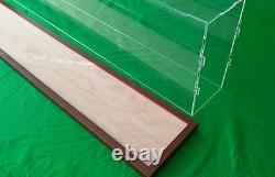 35 Acrylic Display Case Box for Ocean Liner Cruise Ships Collectibles wood base
