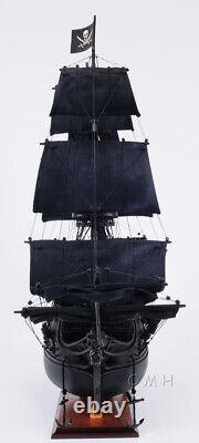 35 Inch Black Pearl Pirate Ship Wooden Wood Boat Model Replica New