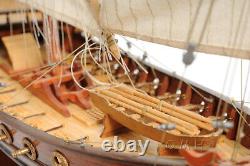 35 Inch Xebec Wooden Ship Boat Model Replica