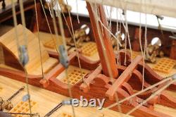 35 Inch Xebec Wooden Ship Boat Model Replica
