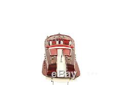 35-inch Vintage SPEED BOAT MODEL With Remote Control Motor 1960 Riva Aquarama
