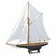 36 5/8in- Large, Decorative Yacht, Sail Boat, Ship Model Sailing Yacht Wooden