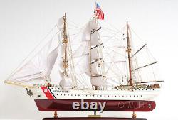 36 Inch US. Coast Guard Eagle E. E. Wooden Wood Boat Model Replica New