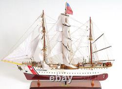 36 Inch US. Coast Guard Eagle E. E. Wooden Wood Boat Model Replica New
