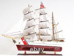 36 Inch US. Coast Guard Eagle E. E. Wooden Wood Boat Model Replica New