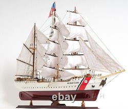 36 Inch US. Coast Guard Eagle E. E. Wooden Wood Boat Model Replica New