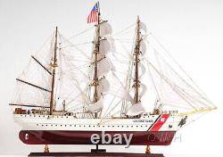 36 Inch US. Coast Guard Eagle E. E. Wooden Wood Boat Model Replica New