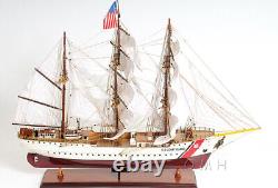 36 Inch US. Coast Guard Eagle E. E. Wooden Wood Boat Model Replica New
