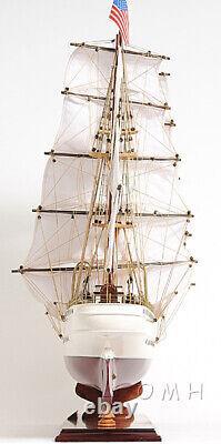 36 Inch US. Coast Guard Eagle E. E. Wooden Wood Boat Model Replica New