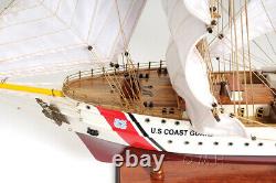 36 Inch US. Coast Guard Eagle E. E. Wooden Wood Boat Model Replica New