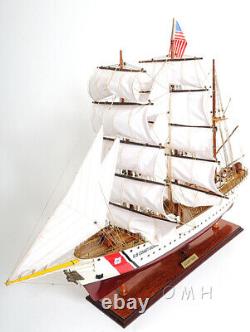 36 Inch US. Coast Guard Eagle E. E. Wooden Wood Boat Model Replica New