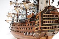 36 Wood Brown Solid Wood Hand Painted HMS Victory Exclusive Edition Model Boat