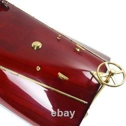 36 inch DIXIE II MOTOR BOAT MODEL Wooden Racing Speedboat Display Nautical Decor