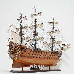 37 Inch SHIP MODEL HMS VICTORY Wood Replica Nautical Decor Display Collectible