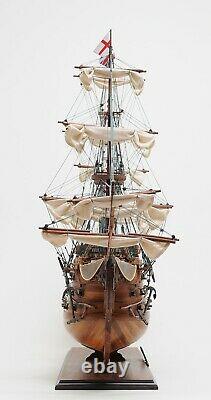 37 Inch SHIP MODEL HMS VICTORY Wood Replica Nautical Decor Display Collectible