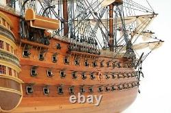 37 Inch SHIP MODEL HMS VICTORY Wood Replica Nautical Decor Display Collectible