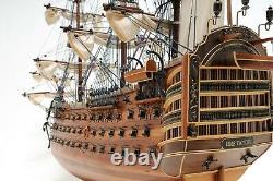 37 Inch SHIP MODEL HMS VICTORY Wood Replica Nautical Decor Display Collectible