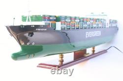 39.4 EVERGREEN Model Ship with light 103cm Cargo ship Model Best Quality