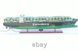 39.4 EVERGREEN Model Ship with light 103cm Cargo ship Model Best Quality