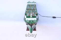 39.4 EVERGREEN Model Ship with light 103cm Cargo ship Model Best Quality