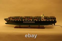 39.4 EVERGREEN Model Ship with light 103cm Cargo ship Model Best Quality
