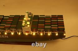 39.4 EVERGREEN Model Ship with light 103cm Cargo ship Model Best Quality