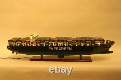 39.4 EVERGREEN Model Ship with light 103cm Cargo ship Model Best Quality