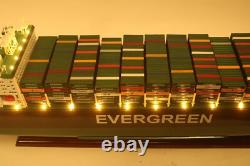 39.4 EVERGREEN Model Ship with light 103cm Cargo ship Model Best Quality