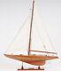 39 Inch Columbia Yacht L Wooden Wood Boat Model Replica New