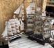 3 Wood/fabric Model Ships