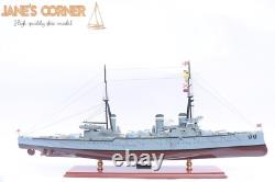 40.2 HMS INVINCIBLE 1907 warship model (WWI) Model boat high quality