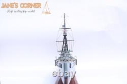 40.2 HMS INVINCIBLE 1907 warship model (WWI) Model boat high quality