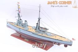 40.2 HMS INVINCIBLE 1907 warship model (WWI) Model boat high quality