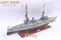 40.2 HMS INVINCIBLE 1907 warship model (WWI) Model boat high quality