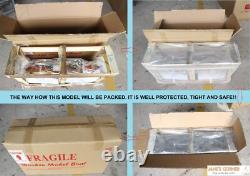 40.2 HMS INVINCIBLE 1907 warship model (WWI) Model boat high quality