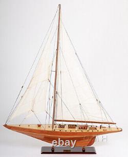 40 Inch Shamrock Yacht Wooden Wood Boat Replica New