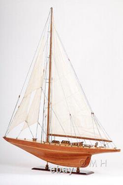 40 Inch Shamrock Yacht Wooden Wood Boat Replica New