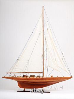 40 Inch Shamrock Yacht Wooden Wood Boat Replica New