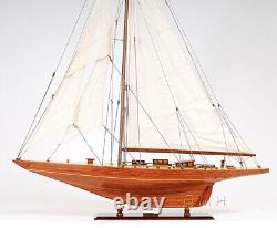 40 Inch Shamrock Yacht Wooden Wood Boat Replica New