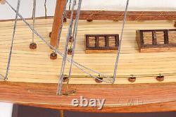 40 Inch Shamrock Yacht Wooden Wood Boat Replica New