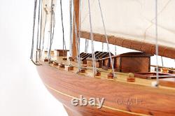 40 Inch Shamrock Yacht Wooden Wood Boat Replica New