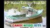 40 Maine Lobster Boat Model Kit